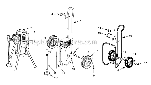 OEM Campbell Hausfeld AL138400SV Service Kit-vert Dom Equal 9